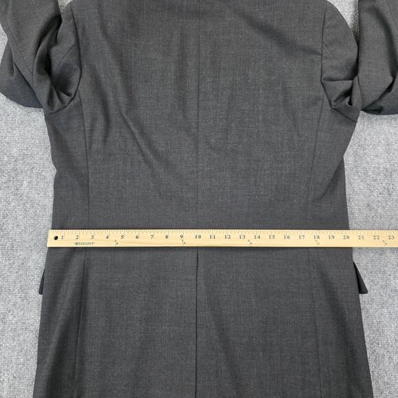 Brooks Brothers Blazer Mens 40 Long Gray Wool Blend 2 Button Jacket Vtg USA Made - Picture 9 of 16